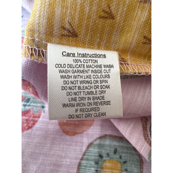 Modcloth Princess Highway Size 8 Pink Fruit Print Short Sleeve Top NWT - Picture 5 of 12